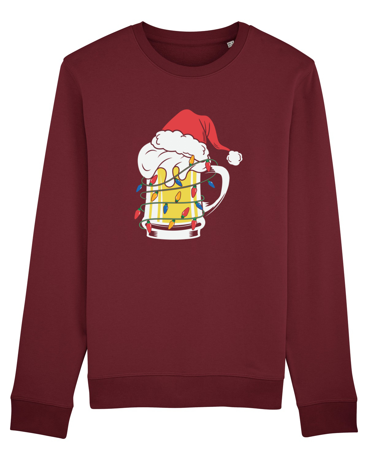 Bluză mânecă lungă Unisex Rise Burgundy