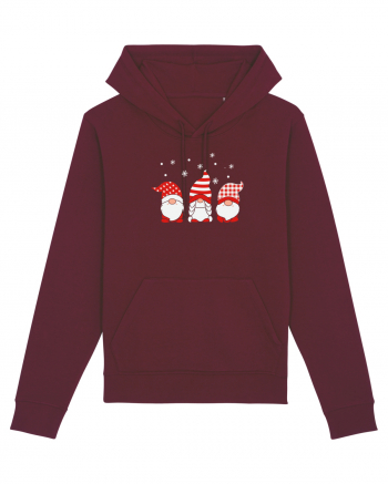 Christmas Gnomes Burgundy