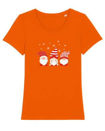 Christmas Gnomes Bright Orange