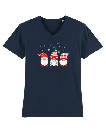 Christmas Gnomes French Navy
