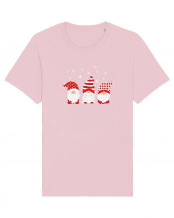 Christmas Gnomes Cotton Pink