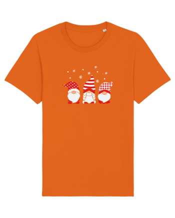 Christmas Gnomes Bright Orange
