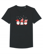 Christmas Gnomes Tricou mânecă scurtă guler larg Bărbat Skater