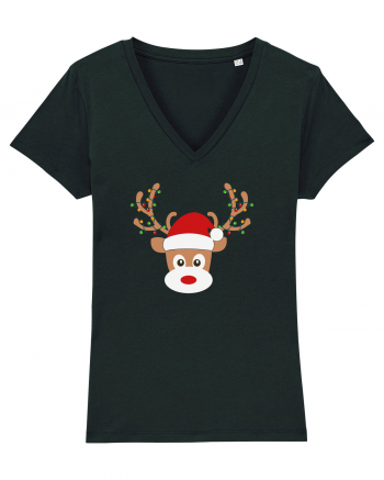 Christmas Reindeer Black