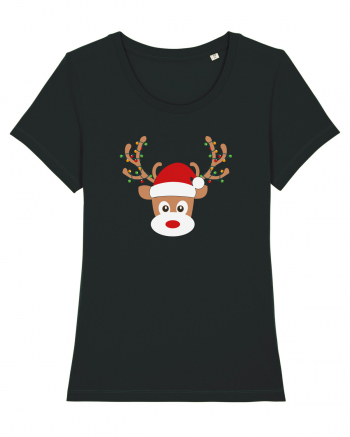 Christmas Reindeer Black