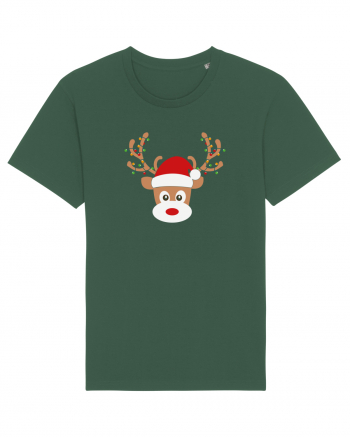 Christmas Reindeer Bottle Green