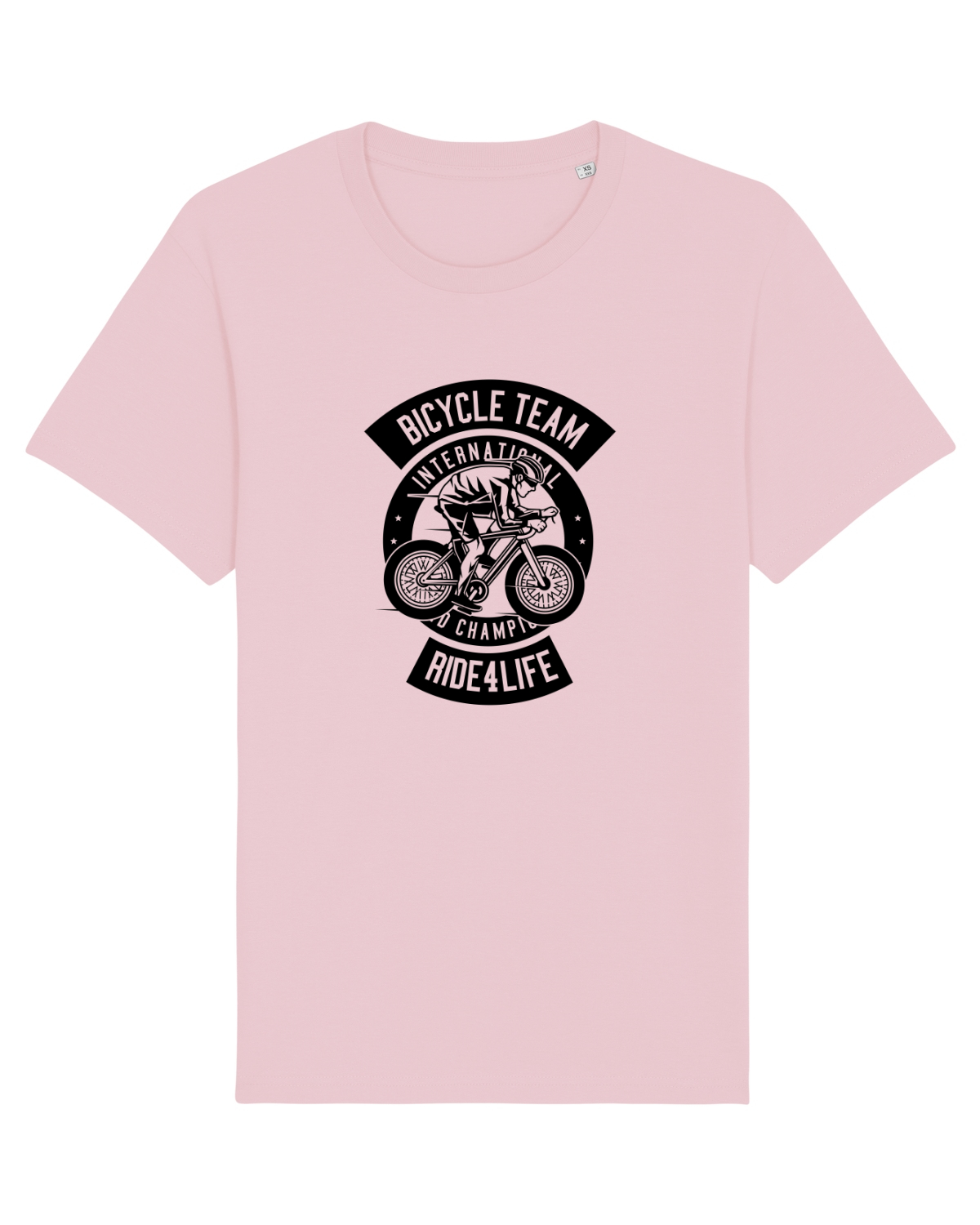 Tricou mânecă scurtă Unisex Rocker Cotton Pink