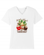 Coffee Obsessed Tricou mânecă scurtă guler V Bărbat Presenter