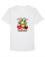 Coffee Obsessed Tricou mânecă scurtă guler larg Bărbat Skater