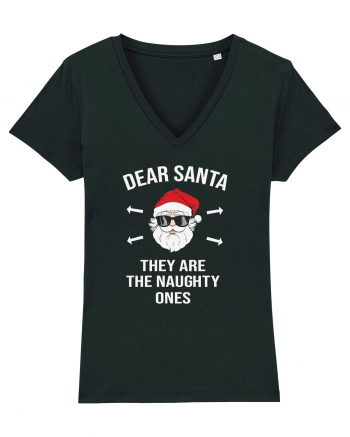 Dear Santa They Are The Naughty Ones Black