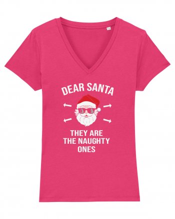 Dear Santa They Are The Naughty Ones Raspberry