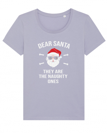 Dear Santa They Are The Naughty Ones Lavender