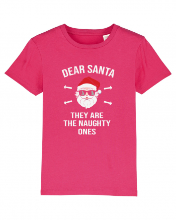 Dear Santa They Are The Naughty Ones Raspberry