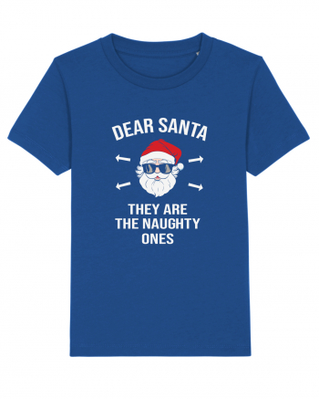 Dear Santa They Are The Naughty Ones Majorelle Blue