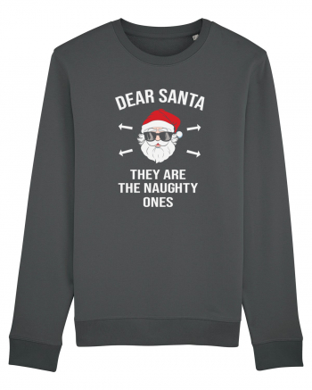 Dear Santa They Are The Naughty Ones Anthracite