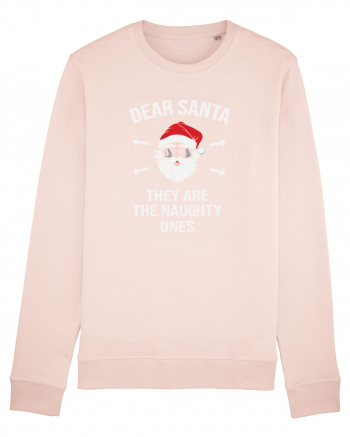 Dear Santa They Are The Naughty Ones Candy Pink