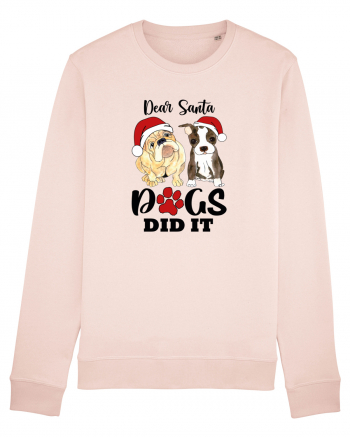 Dear Santa Dogs Did It Candy Pink