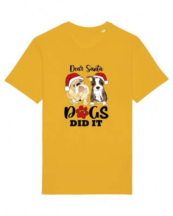 Dear Santa Dogs Did It Spectra Yellow