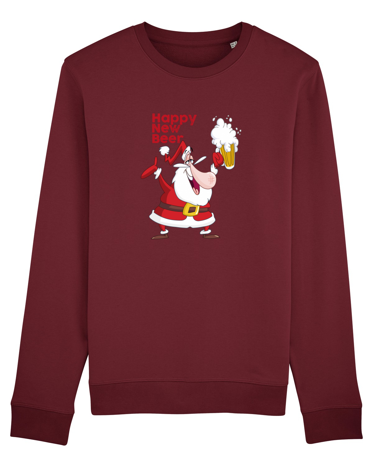 Bluză mânecă lungă Unisex Rise Burgundy