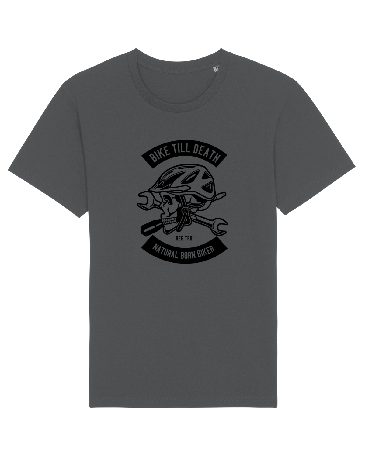 Tricou mânecă scurtă Unisex Rocker Anthracite