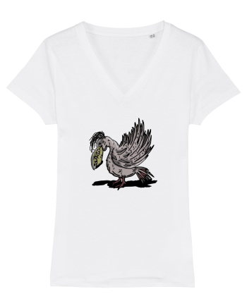 PELICAN CU DINTI White
