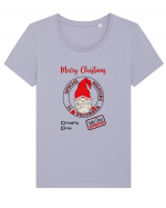 Christmas Special Delivery Tricou mânecă scurtă guler larg fitted Damă Expresser