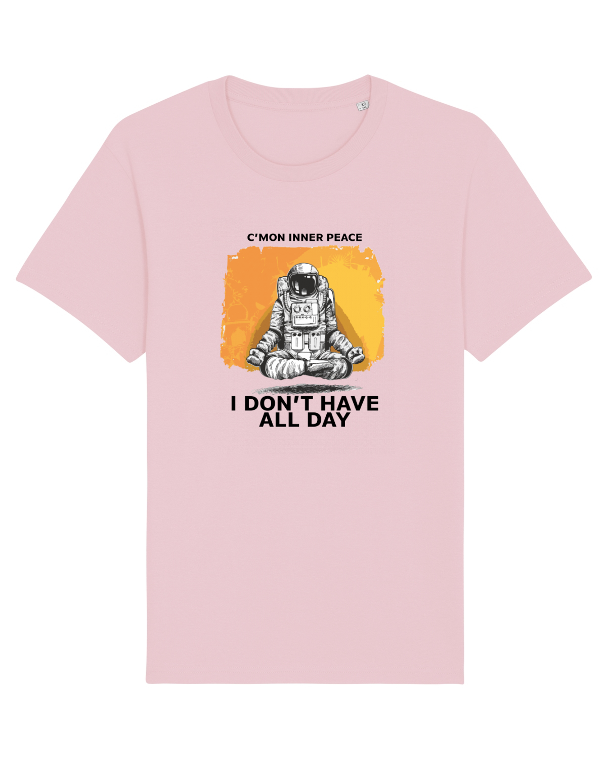 Tricou mânecă scurtă Unisex Rocker Cotton Pink