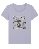Look Into My Eyes Tricou mânecă scurtă guler larg fitted Damă Expresser