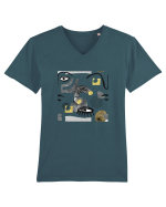Look Into My Eyes Tricou mânecă scurtă guler V Bărbat Presenter