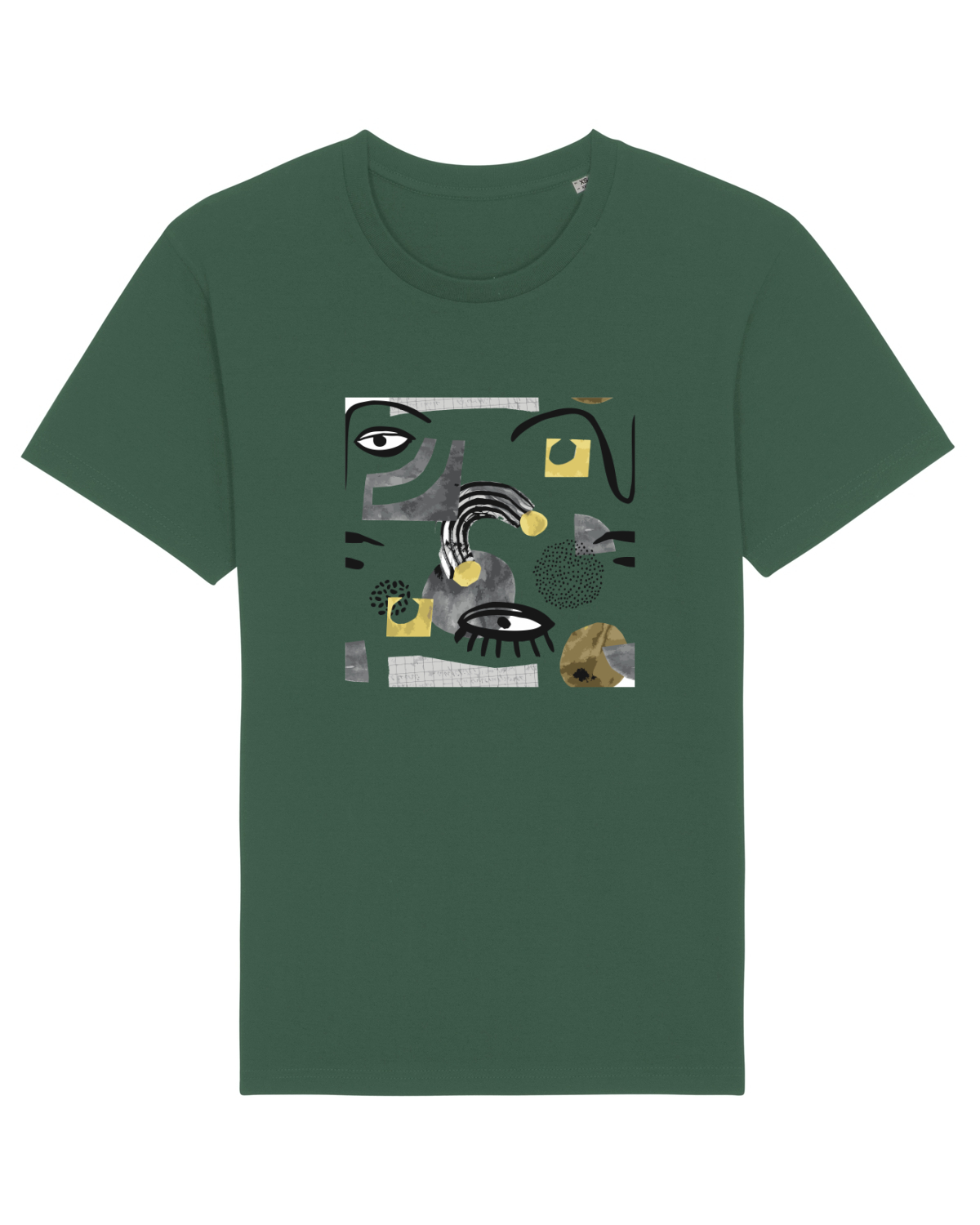 Tricou mânecă scurtă Unisex Rocker Bottle Green