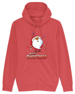 Merry christmas with confetti Hanorac cu fermoar Unisex Connector