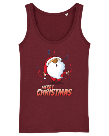 Merry christmas with confetti Burgundy