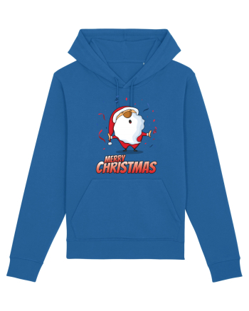Merry christmas with confetti Royal Blue