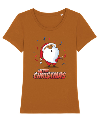 Merry christmas with confetti Roasted Orange