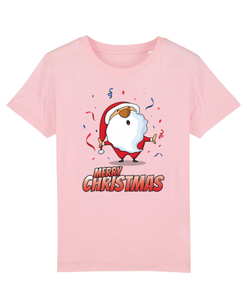 Merry christmas with confetti Cotton Pink