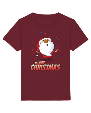 Merry christmas with confetti Burgundy