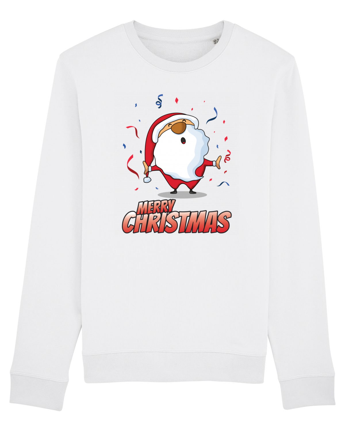 Bluză mânecă lungă Unisex Rise White