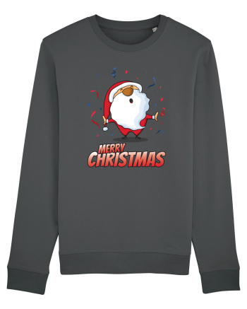 Merry christmas with confetti Anthracite