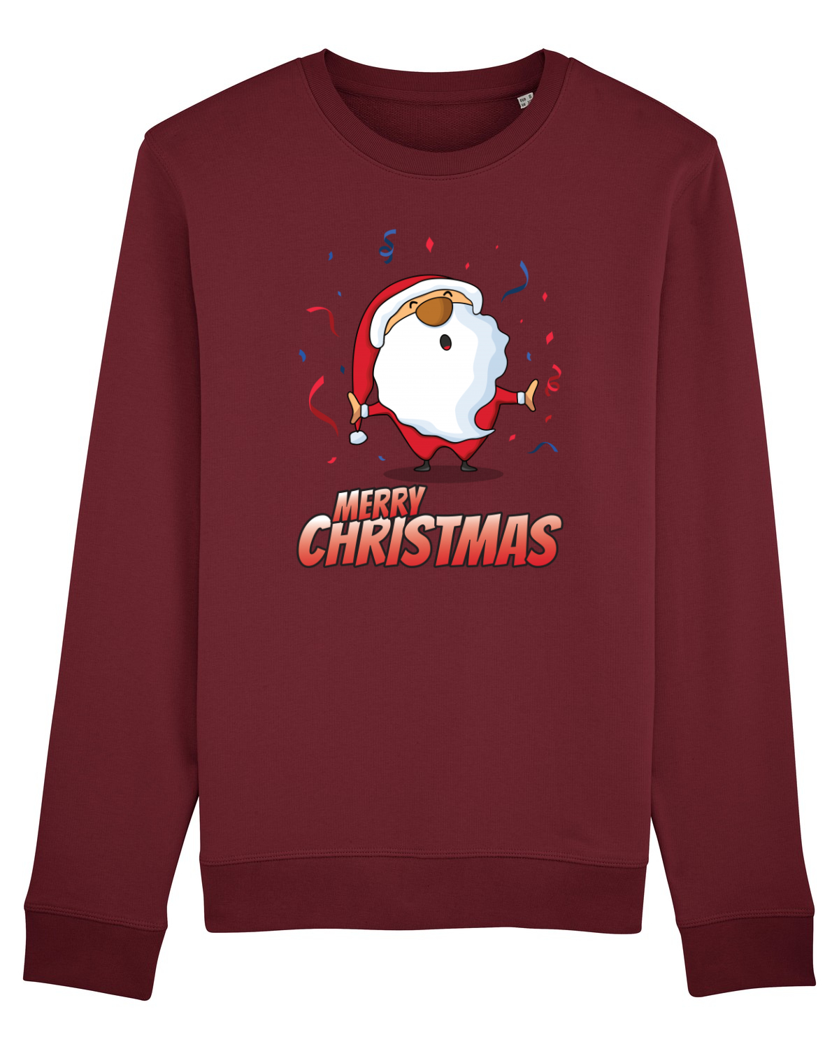 Bluză mânecă lungă Unisex Rise Burgundy