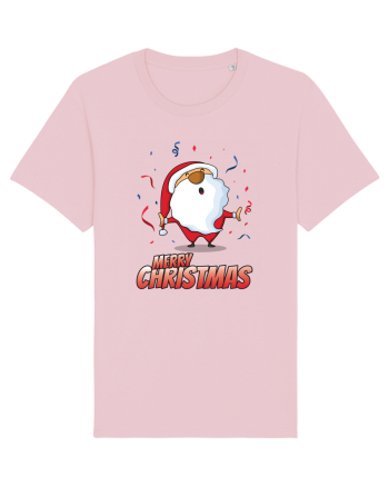 Merry christmas with confetti Cotton Pink