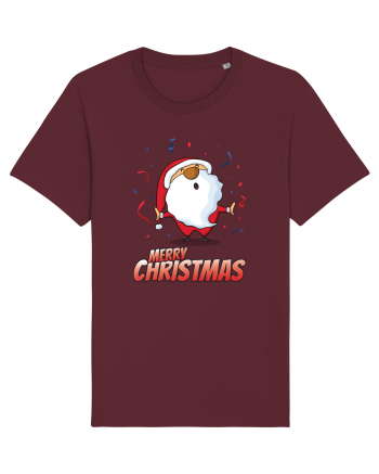 Merry christmas with confetti Burgundy