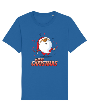 Merry christmas with confetti Royal Blue