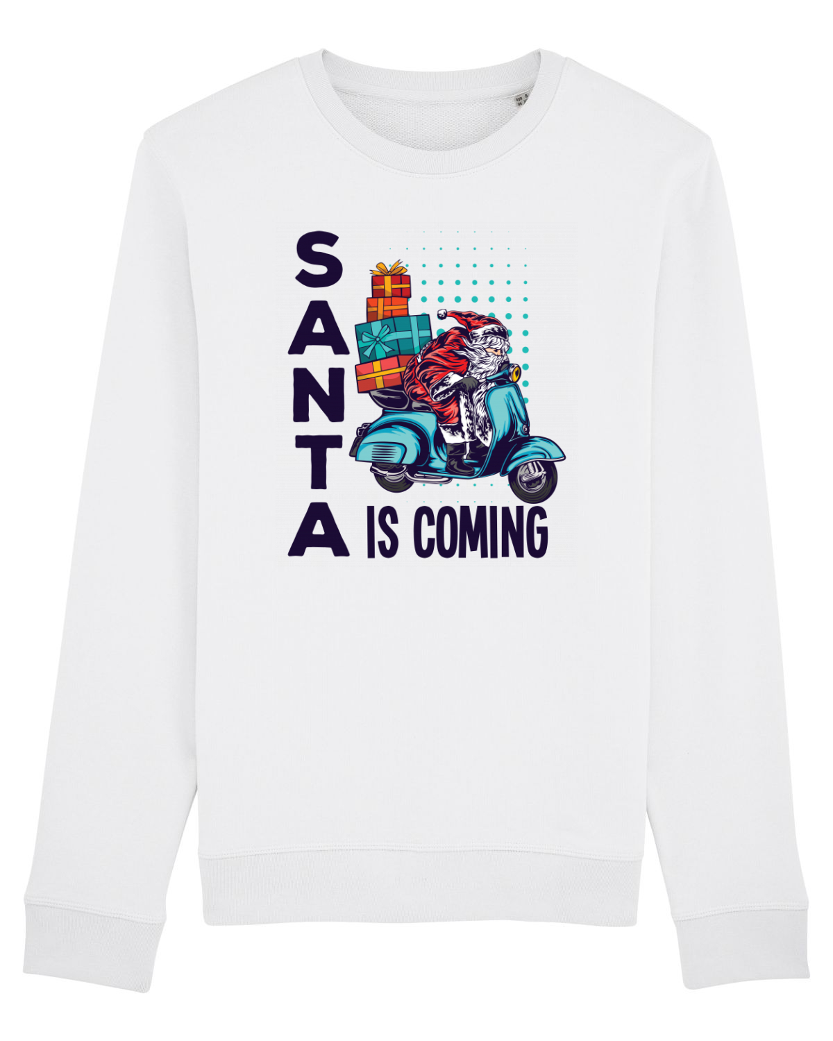 Bluză mânecă lungă Unisex Rise White