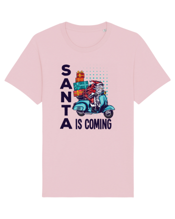 Santa is coming Cotton Pink
