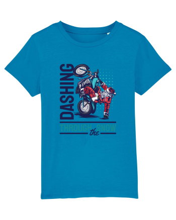 Dashing through the snow on motorcycle Azur