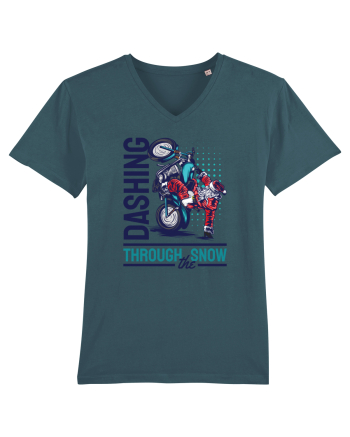 Dashing through the snow on motorcycle Stargazer