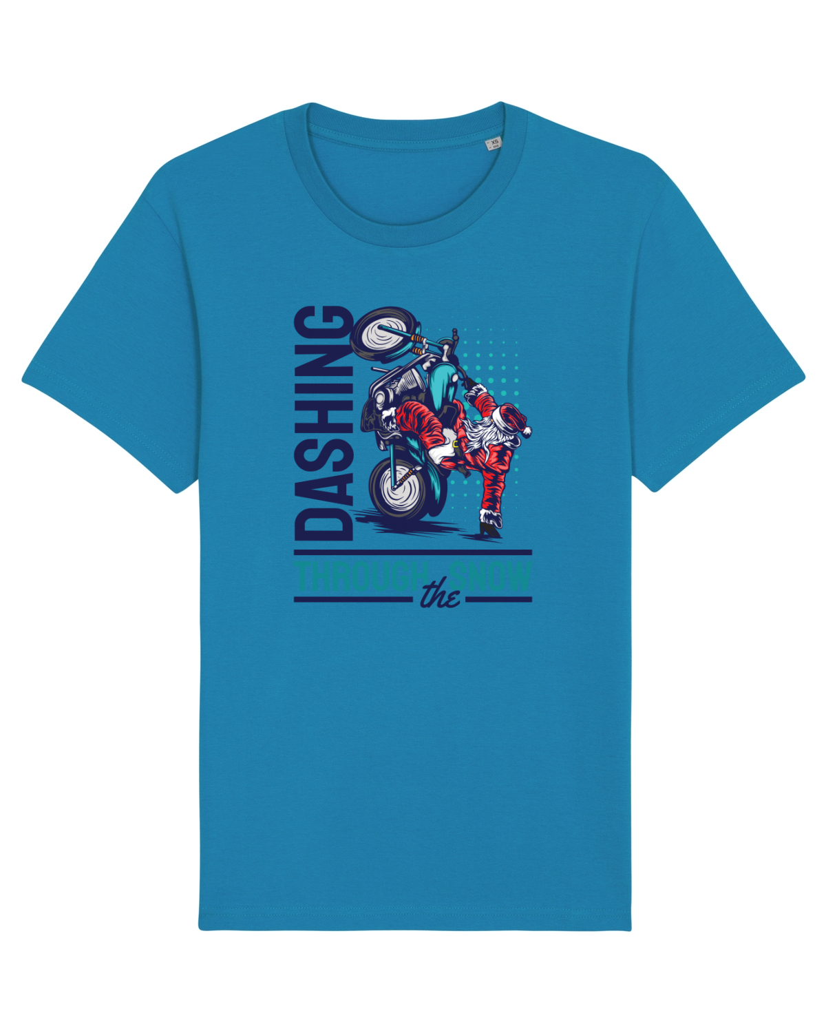 Tricou mânecă scurtă Unisex Rocker Azur