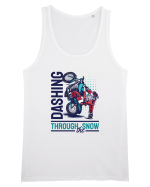 Dashing through the snow on motorcycle Maiou Bărbat Runs