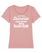 Nu vedem lucrurile cum sunt Tricou mânecă scurtă guler larg fitted Damă Expresser