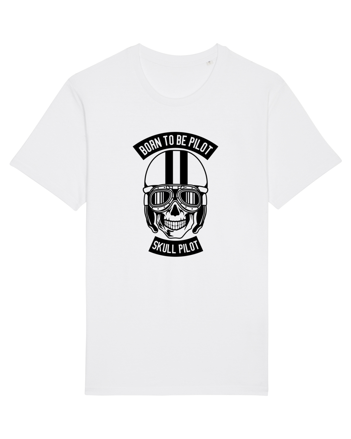 Tricou mânecă scurtă Unisex Rocker White